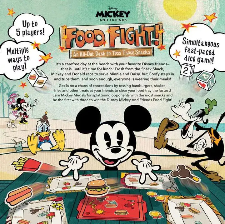 Disney Mickey and Friends: Food Fight (EN) - USAopoly - Board Games