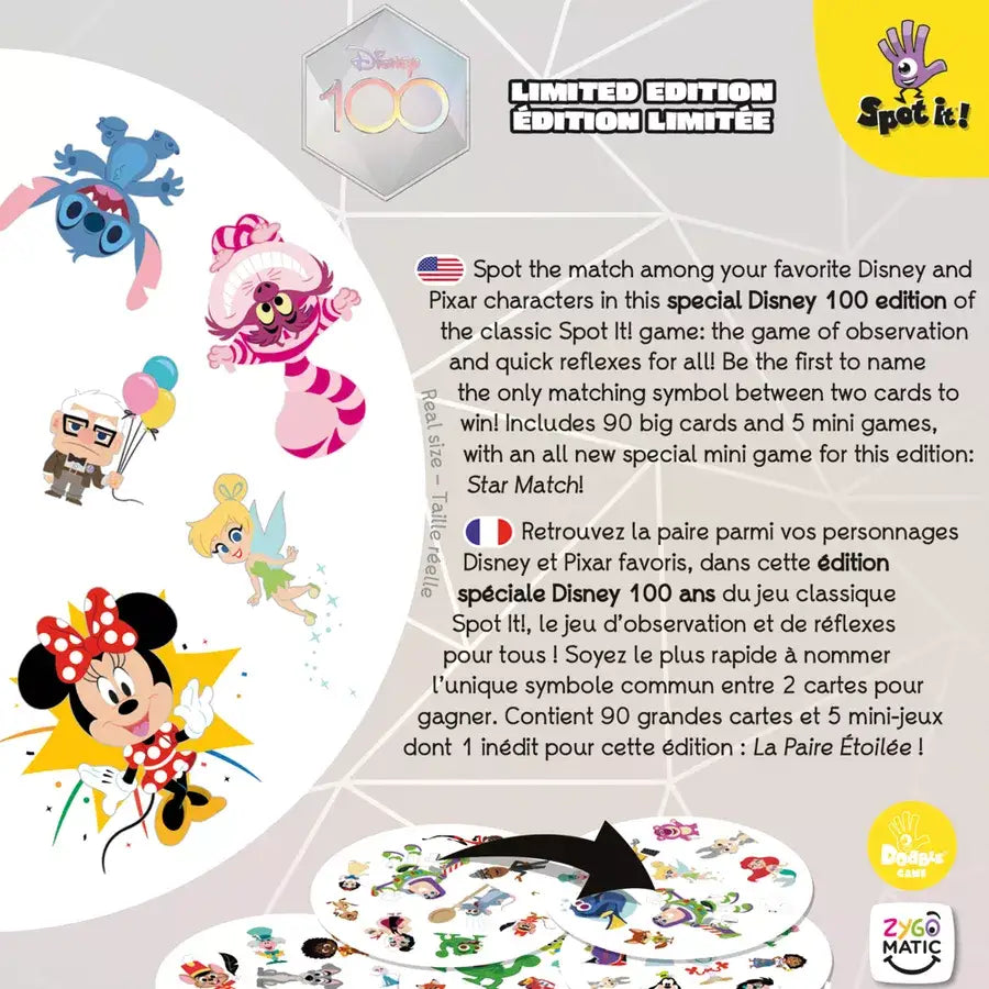 Dobble: Disney 100th Anniversary (EN) - Asmodee - Board Games