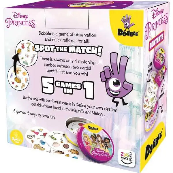 Dobble: Disney Princess (EN) - Zygomatic - Board Games