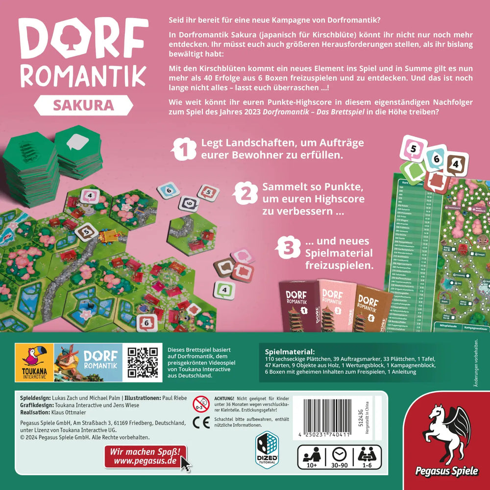 Dorfromantik: Sakura (DE) - Pegasus Spiele - Board Games