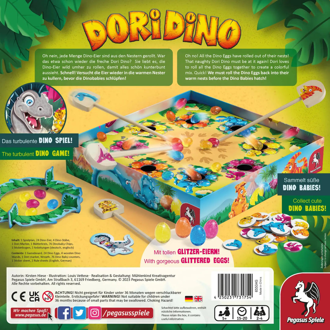 Dori Dino (EN/DE) - Pegasus Spiele - Board Games