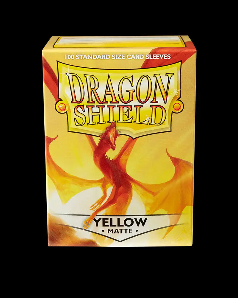 Dragon Shield Matte 100 (Yellow) - Arcane Tinmen - Accessories