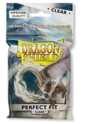 Dragon Shield Perfect Fit 100 (Clear) - Arcane Tinmen - Accessories