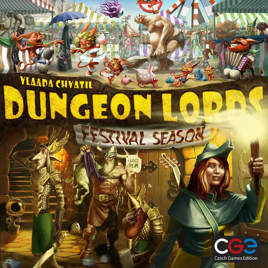 Dungeon Lords: Festival Season (EN) - Czech Games Edition - Board Games