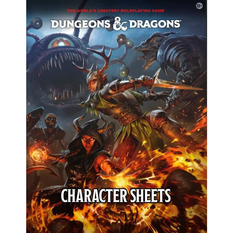 Dungeons & Dragons RPG: 2024 - Character Sheets (EN) - Wizards of the Coast - Roleplaying Games