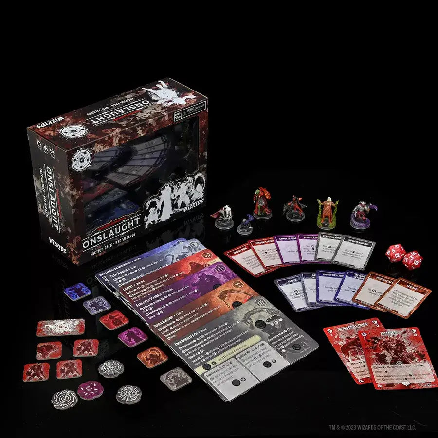 Dungeons & Dragons: Onslaught - Red Wizards - Faction Pack (EN) - WizKids - Board Games