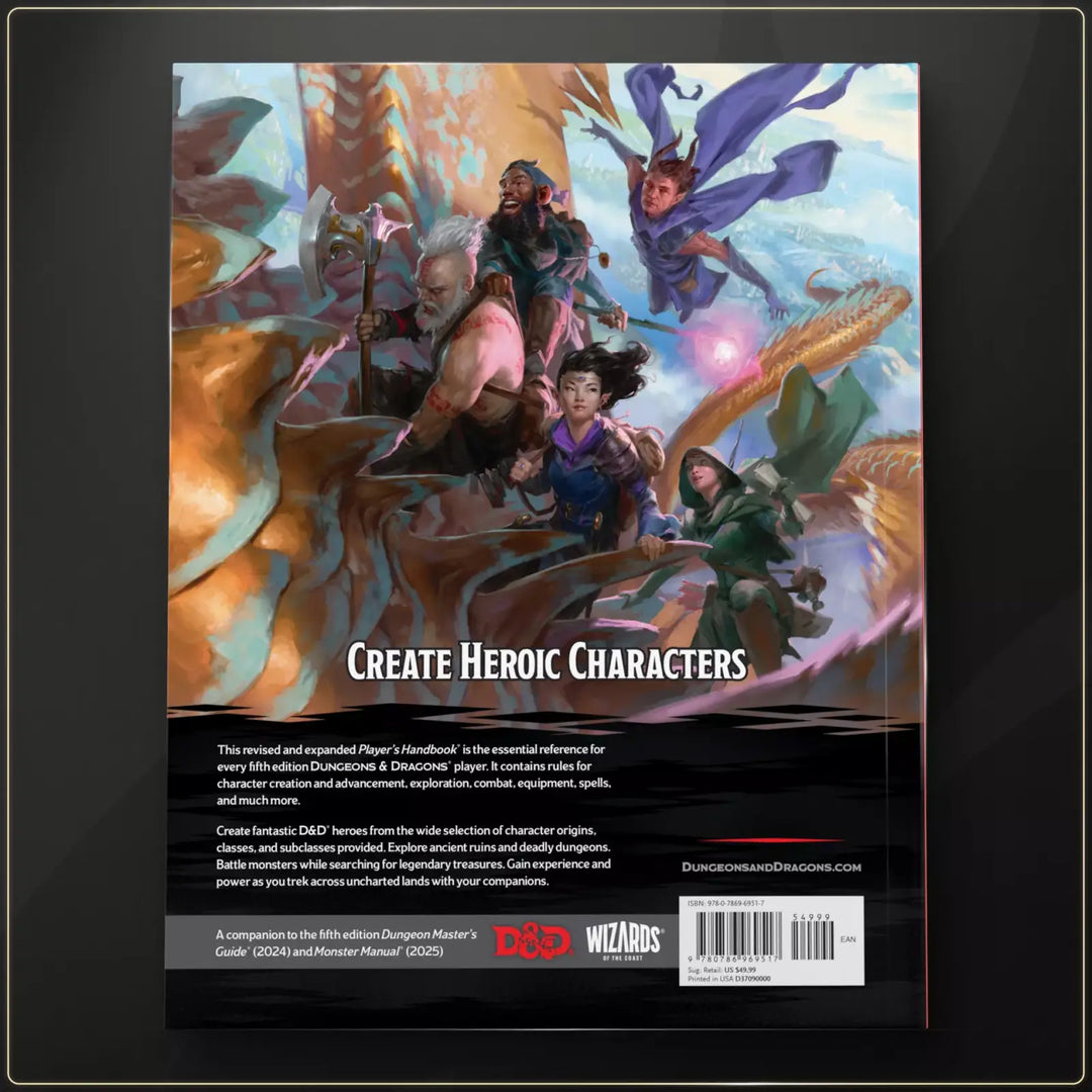 Dungeons & Dragons RPG: 2024 - Players Handbook (EN) - Wizards of the Coast - Roleplaying Games