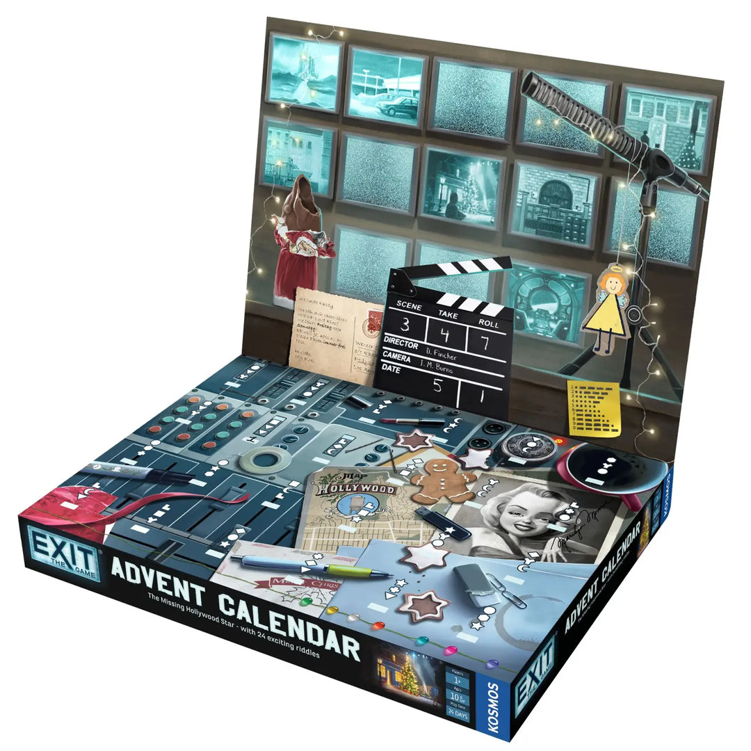 Exit: Advent Calendar - The Missing Hollywood Star (EN) - Kosmos - Board Games