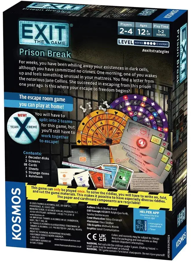 Exit: Prison Break (EN) - Kosmos - Board Games