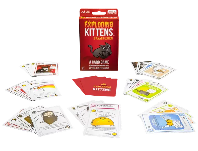 Exploding Kittens: 2 Player Edition (EN) - Exploding Kittens - Board Games