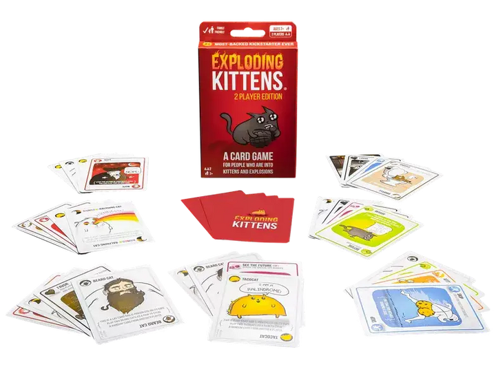 Exploding Kittens: 2 Player Edition (EN) - Exploding Kittens - Board Games