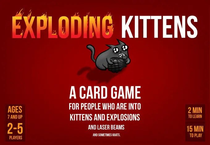 Exploding Kittens (EN) - Exploding Kittens - Board Games