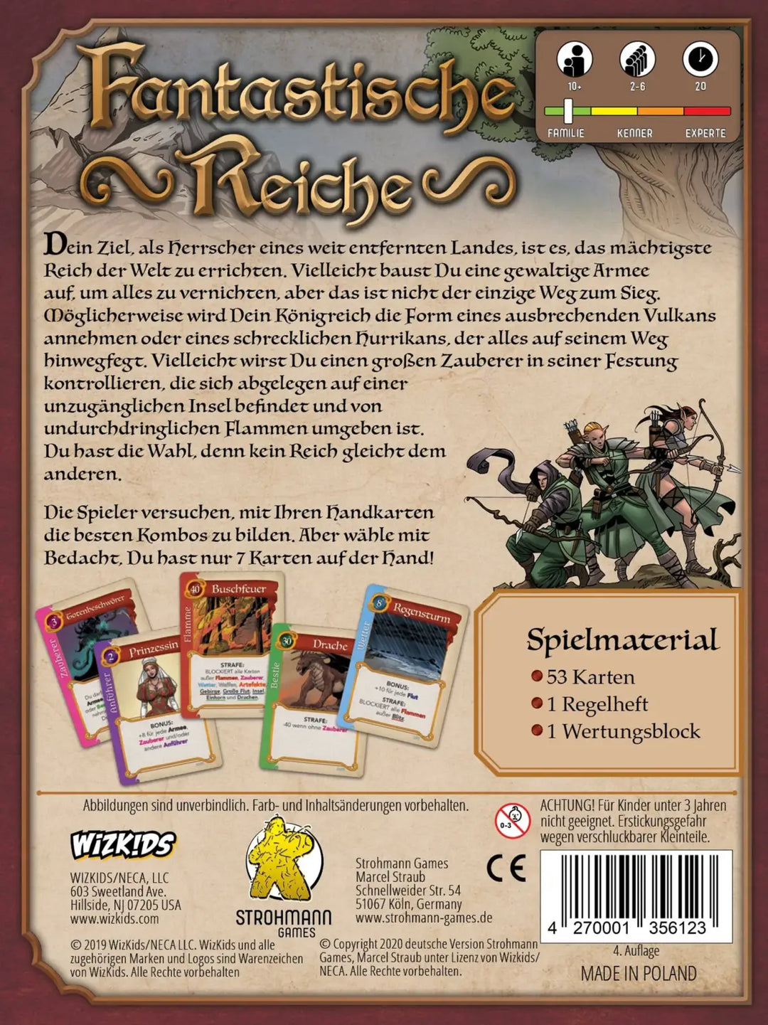 Fantastische Reiche (DE) - Strohmann Games - Board Games