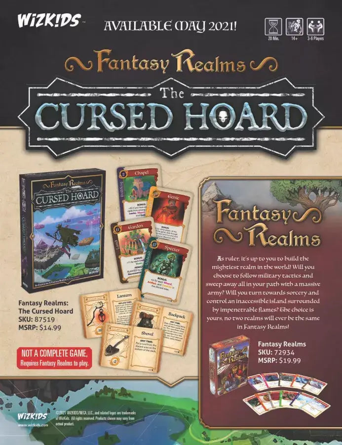 Fantasy Realms: The Cursed Hoard (EN) - WizKids - Board Games