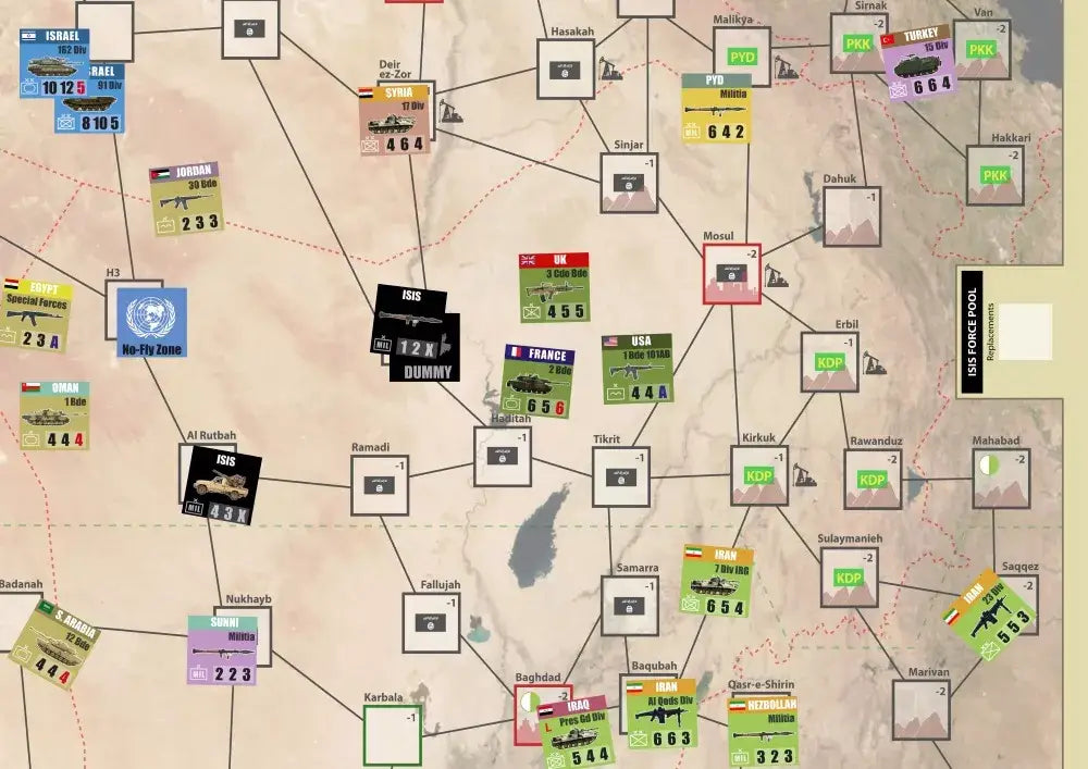 Fitna: The Global War in the Middle East (EN) - Nuts! Publishing - Board Games