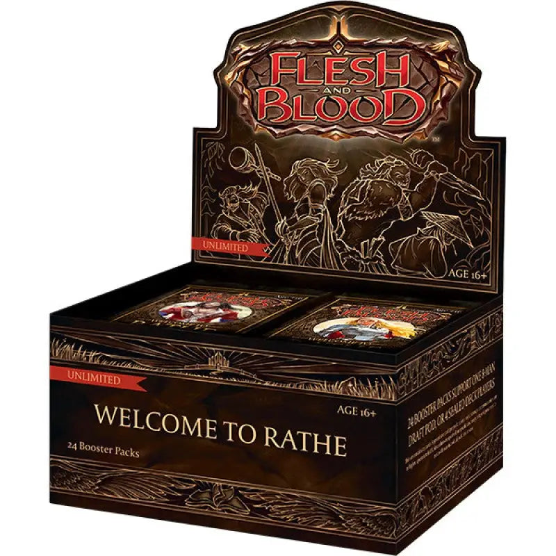 Flesh and Blood: Welcome to Rathe - Unlimited Booster Display (24 Packs) (EN) - Legend Story Studios - Card Games