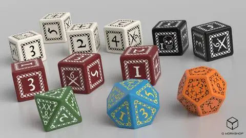 Forbidden Lands: Custom Dice Set - Free League Publishing - Accessories