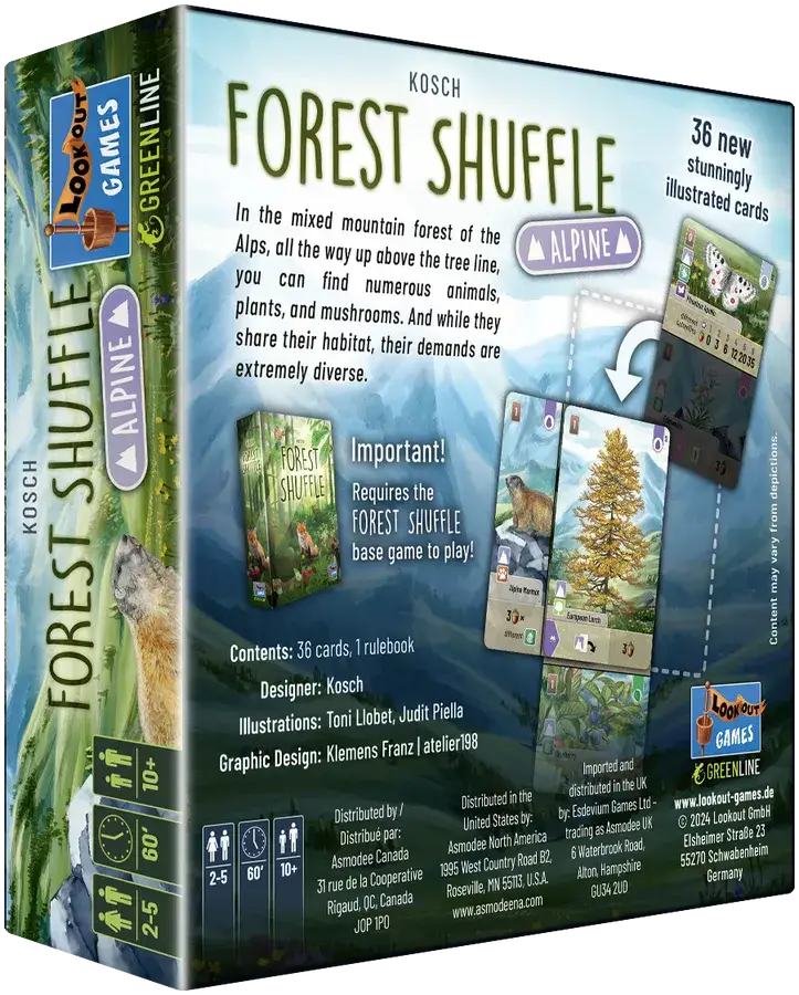 Forest Shuffle: Alpine (EN) - Lookout Spiele - Board Games