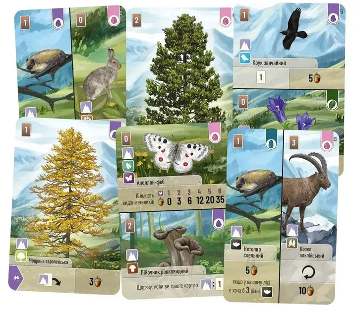 Forest Shuffle: Alpine (EN) - Lookout Spiele - Board Games