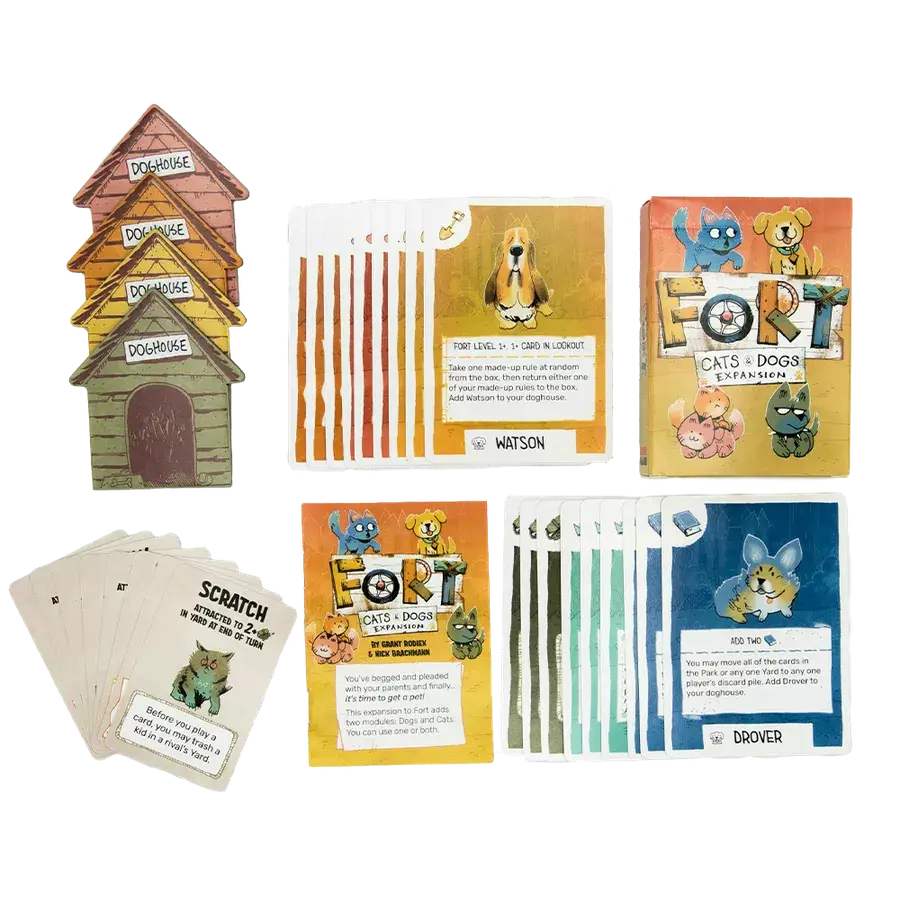 Fort: Cats & Dogs (EN) - Leder Games - Board Games