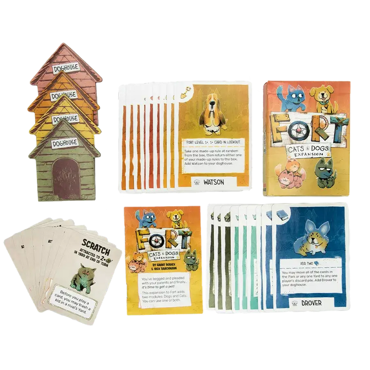 Fort: Cats & Dogs (EN) - Leder Games - Board Games