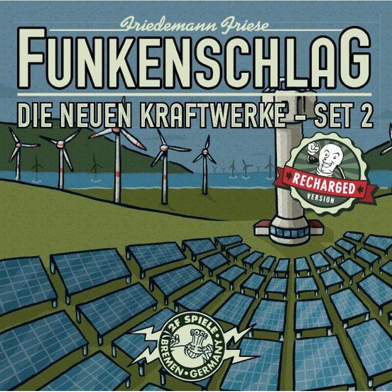 Funkenschlag: Die neuen Kraftwerke - Set 2 Recharged (DE) - 2F-Spiele - Board Games