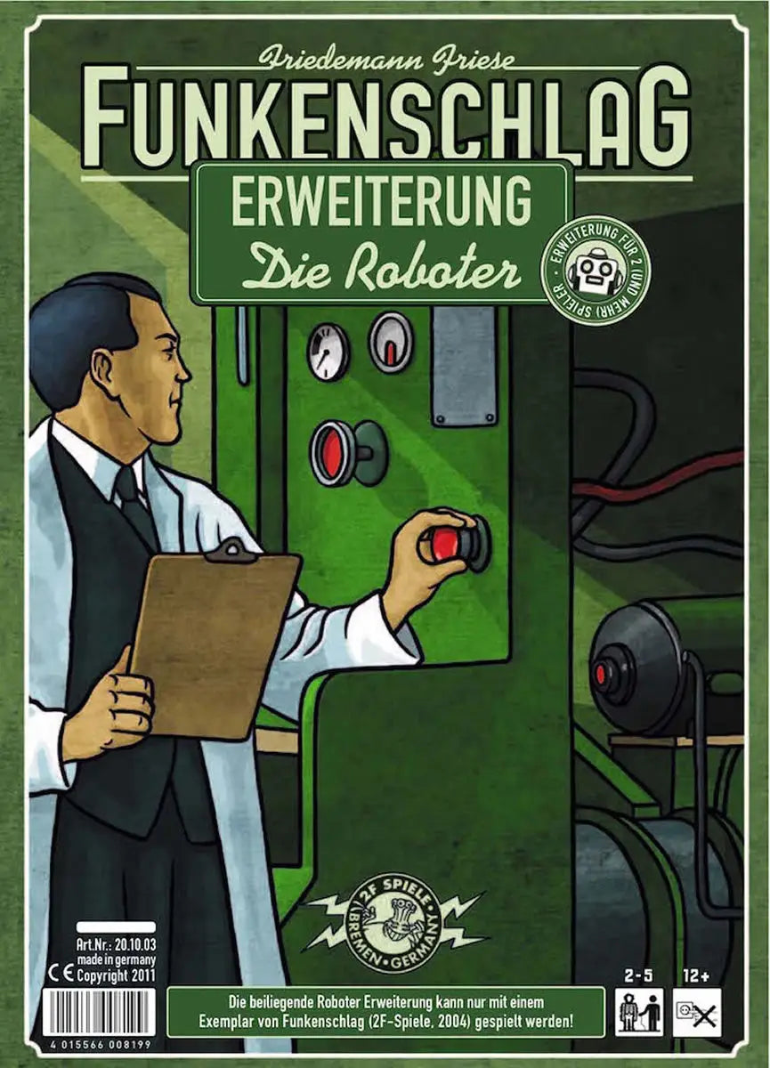 Funkenschlag: Erweiterung 7 - Die Roboter - 2F-Spiele - Board Games