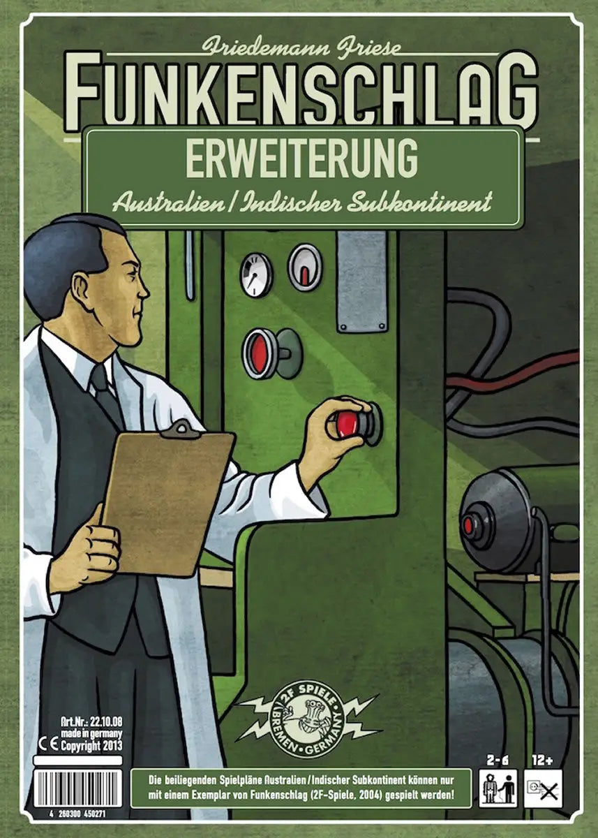 Funkenschlag: Erweiterung 9 - Australien/Indischer Subkontinent - 2F-Spiele - Board Games