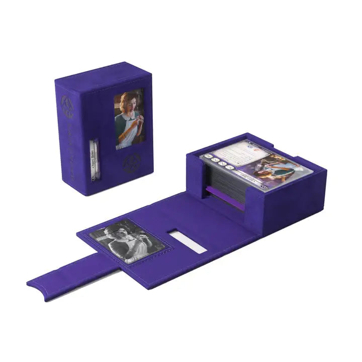 Gamegenic - Arkham Horror Investigator Deck Tome - Mystic (Purple) - Gamegenic - Accessories