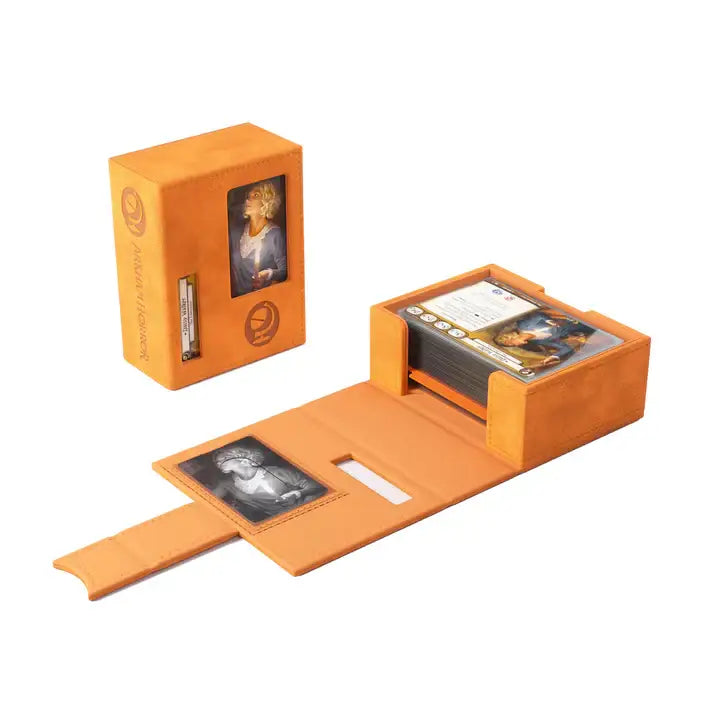 Gamegenic - Arkham Horror Investigator Deck Tome - Seeker (Orange) - Gamegenic - Accessories