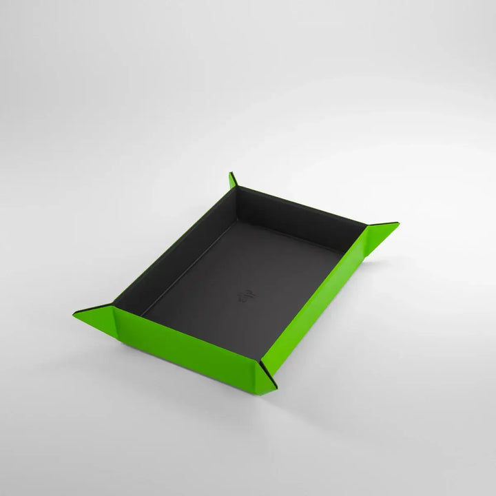 Gamegenic - Magnetic Dice Tray - Rectangular - Black/Green - Gamegenic - Accessories