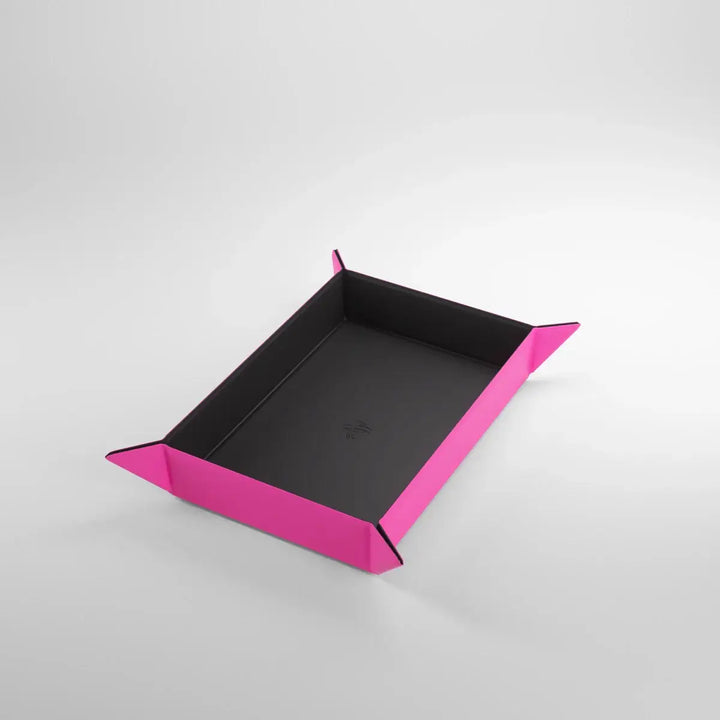 Gamegenic - Magnetic Dice Tray - Rectangular - Black/Pink - Gamegenic - Accessories