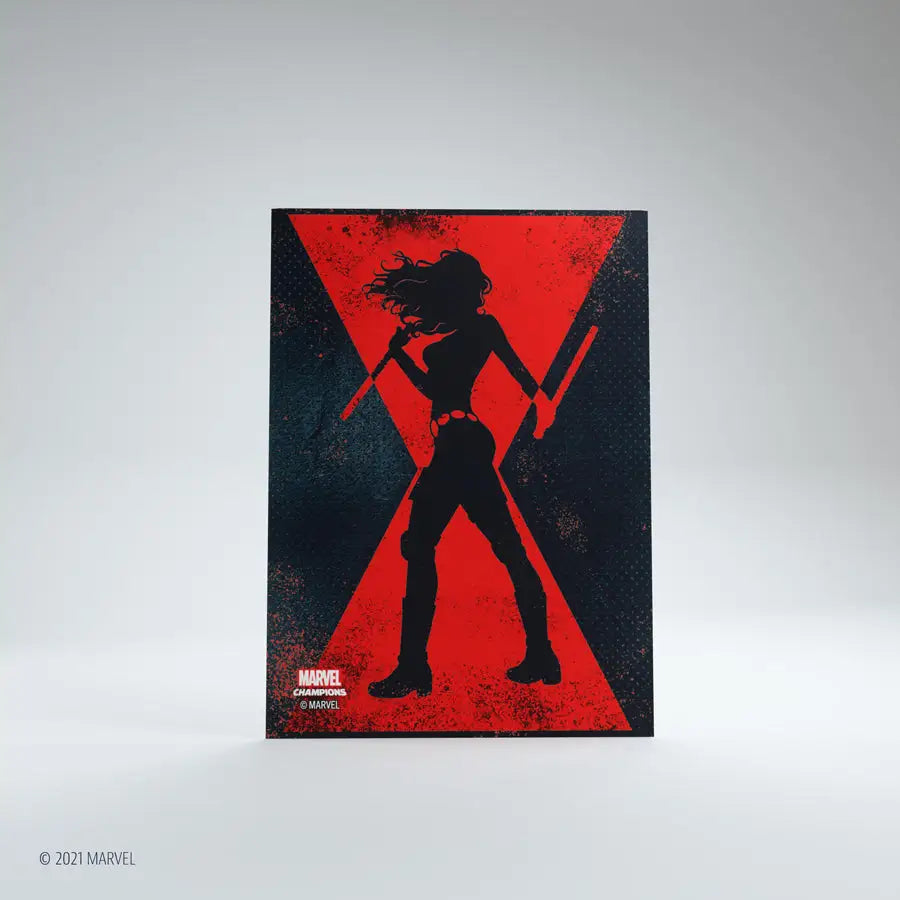 Gamegenic - Marvel Champions Art Sleeves - Black Widow (50 + 1) - Gamegenic - Accessories