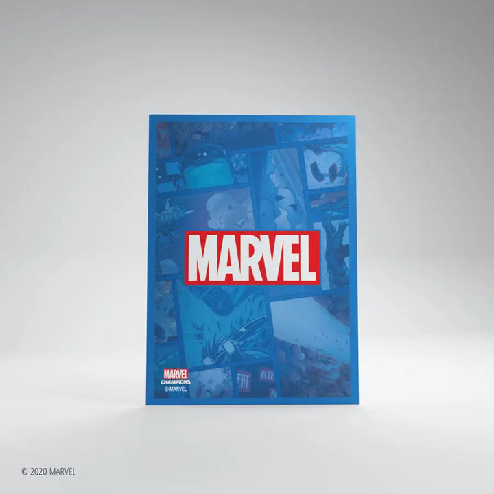 Gamegenic - Marvel Champions Art Sleeves - Marvel Blue (50 + 1) - Gamegenic - Accessories