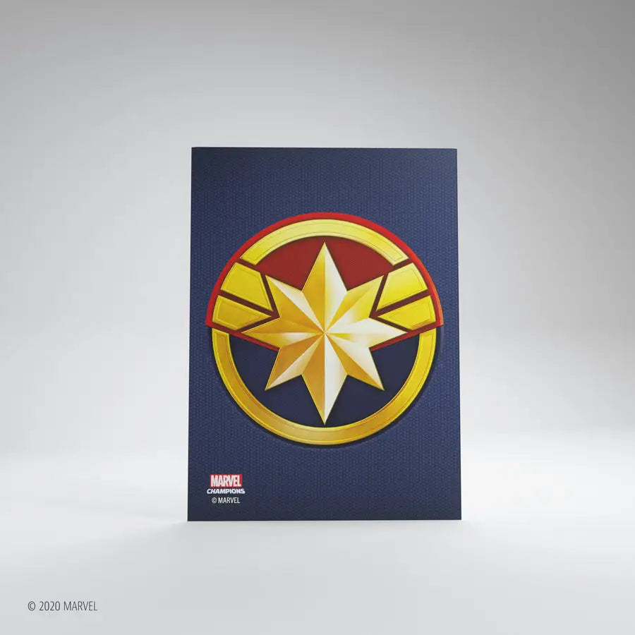 Gamegenic - Marvel Champions Art Sleeves - Captain Marvel (50 + 1) - Gamegenic - Accessories