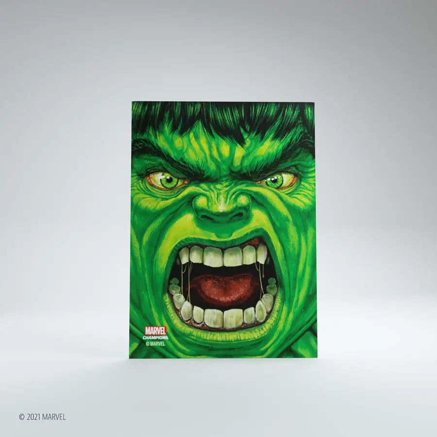 Gamegenic - Marvel Champions Art Sleeves - Hulk (50 + 1) - Gamegenic - Accessories