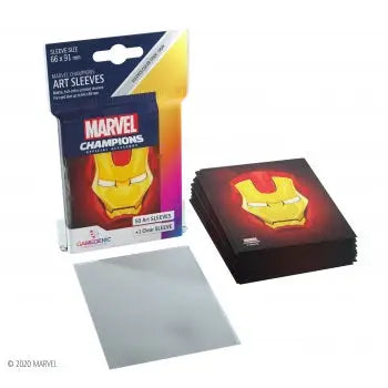 Gamegenic - Marvel Champions Art Sleeves - Iron Man (50 + 1) - Gamegenic - Accessories