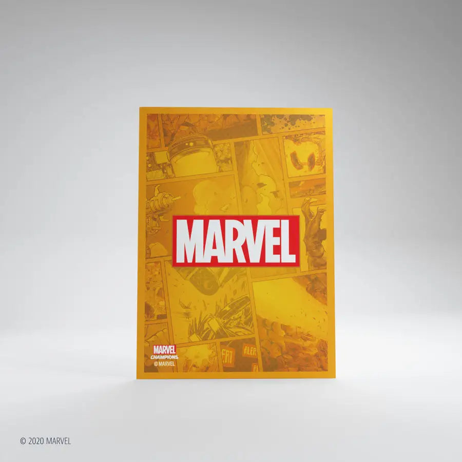 Gamegenic - Marvel Champions Art Sleeves - Marvel Orange (50 + 1) - Gamegenic - Accessories