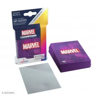 Gamegenic - Marvel Champions Art Sleeves - Marvel Purple (50 + 1) - Gamegenic - Accessories