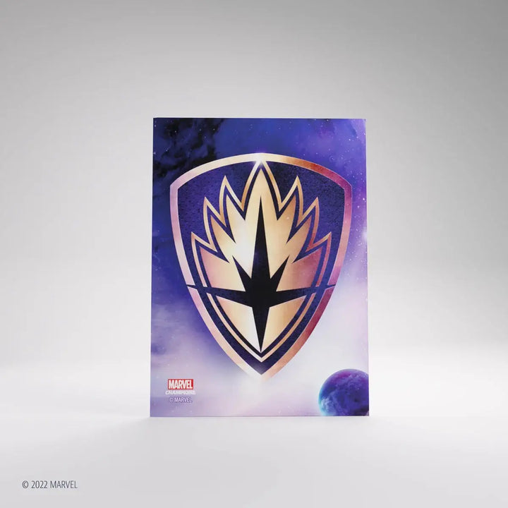 Gamegenic - Marvel Champions FINE ART Sleeves - Guardians of the Galaxy Logo (50 + 1) - Gamegenic - Accessories