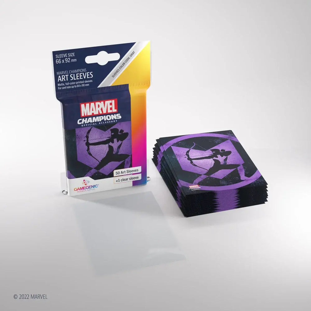 Gamegenic - Marvel Champions Sleeves - Hawkeye (50 + 1) - Gamegenic - Accessories