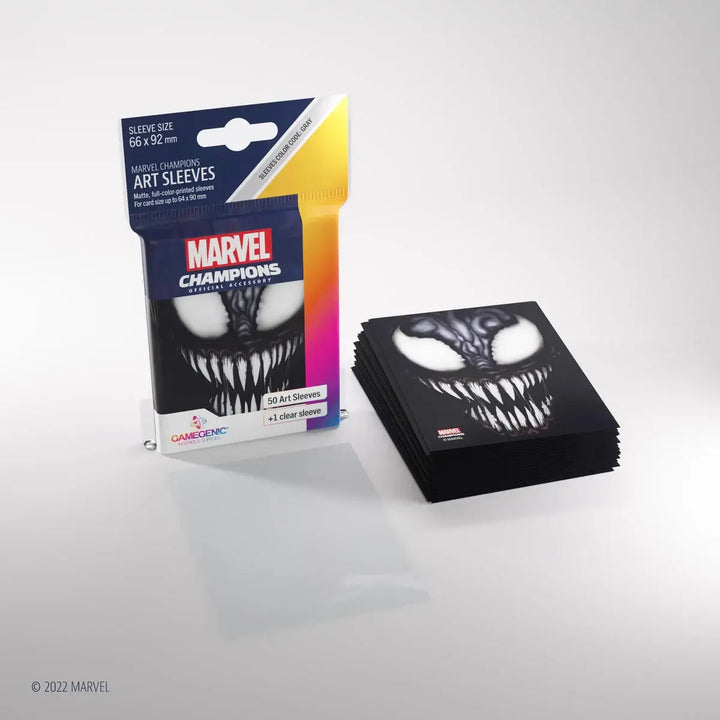 Gamegenic - Marvel Champions Sleeves - Venom (50 + 1) - Gamegenic - Accessories