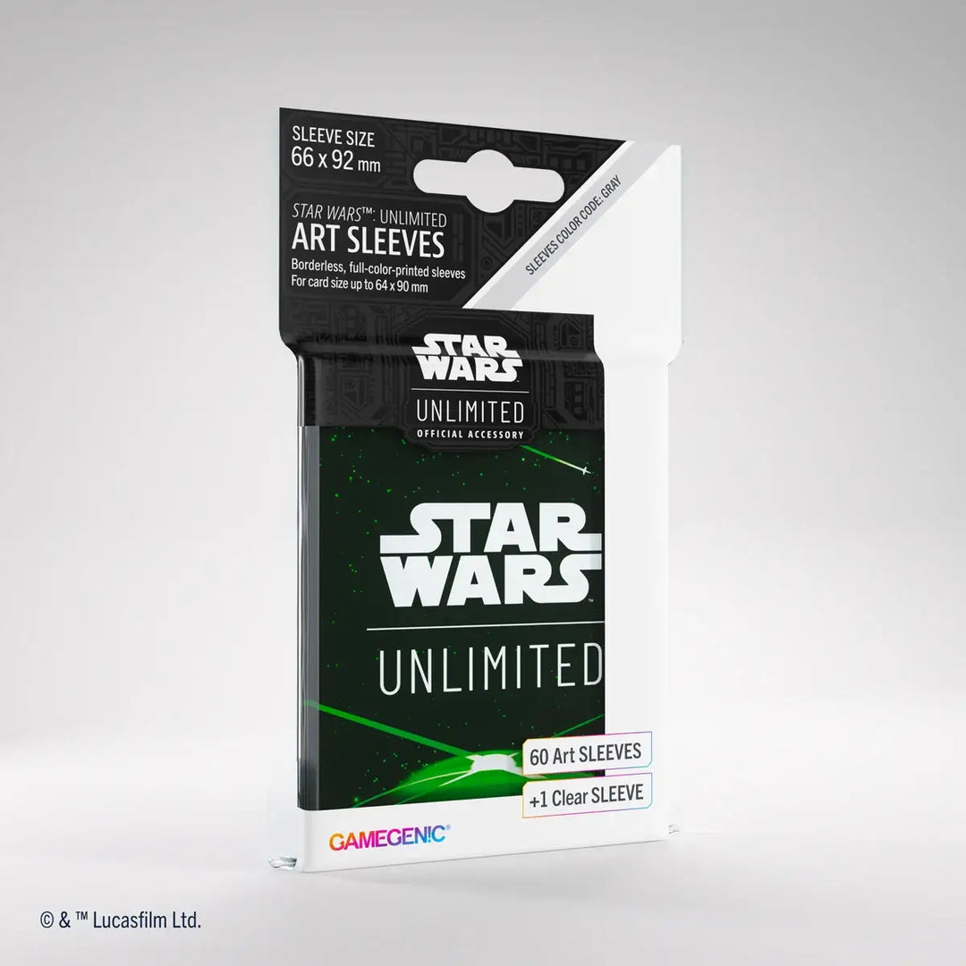 Gamegenic - Star Wars: Unlimited - Art Sleeves - Card Back - Green - Gamegenic - Accessories