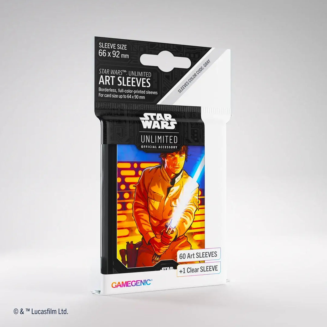 Gamegenic - Star Wars: Unlimited - Art Sleeves - Luke Skywalker - Gamegenic - Accessories