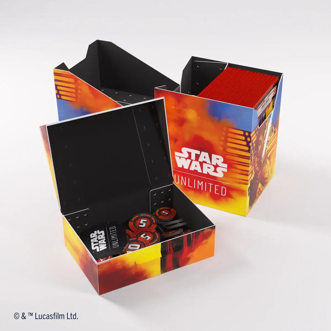 Gamegenic - Star Wars: Unlimited - Soft Crate - Luke/Vader - Gamegenic - Accessories