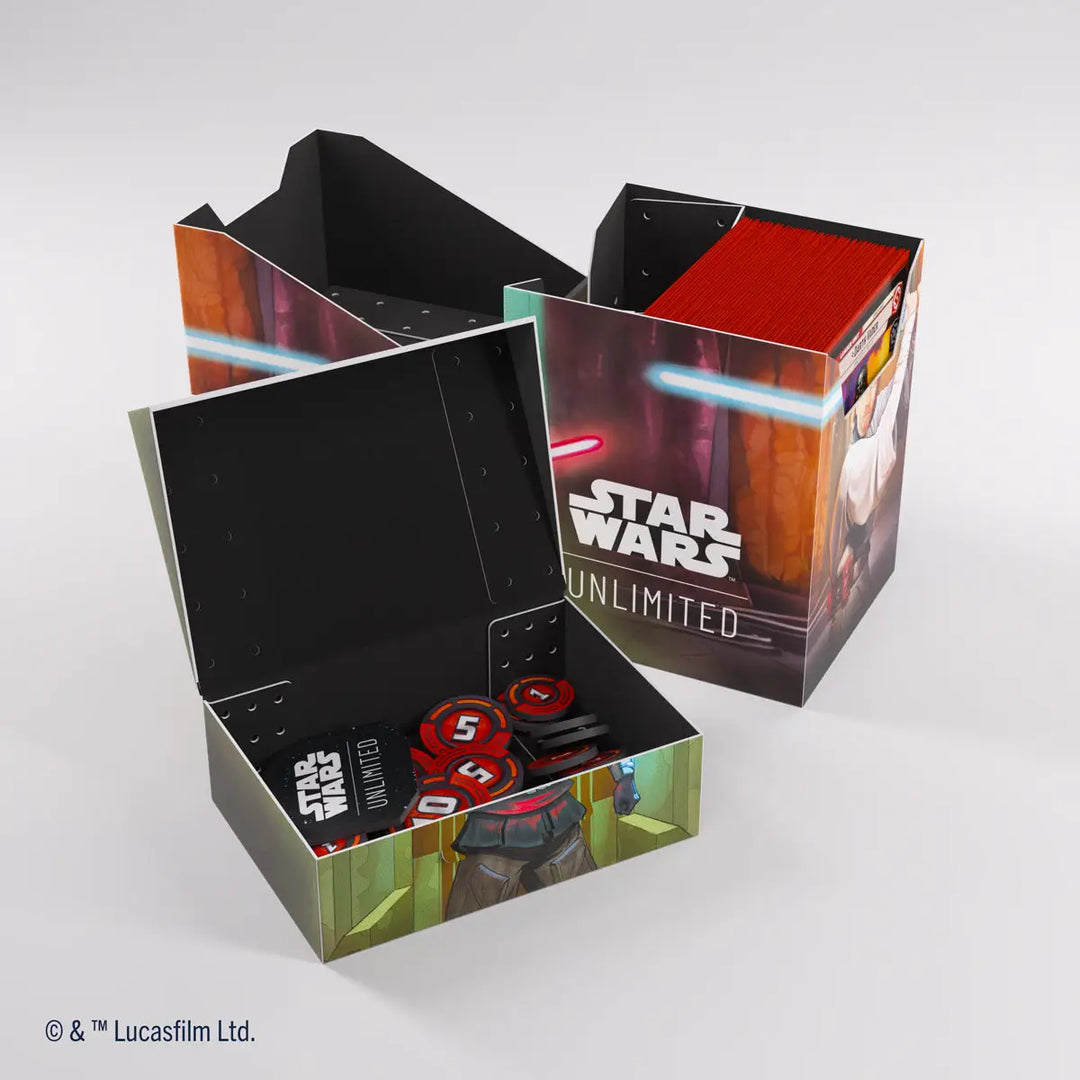 Gamegenic - Star Wars: Unlimited - Soft Crate - Obi-Wan/Darth Maul - Gamegenic - Accessories