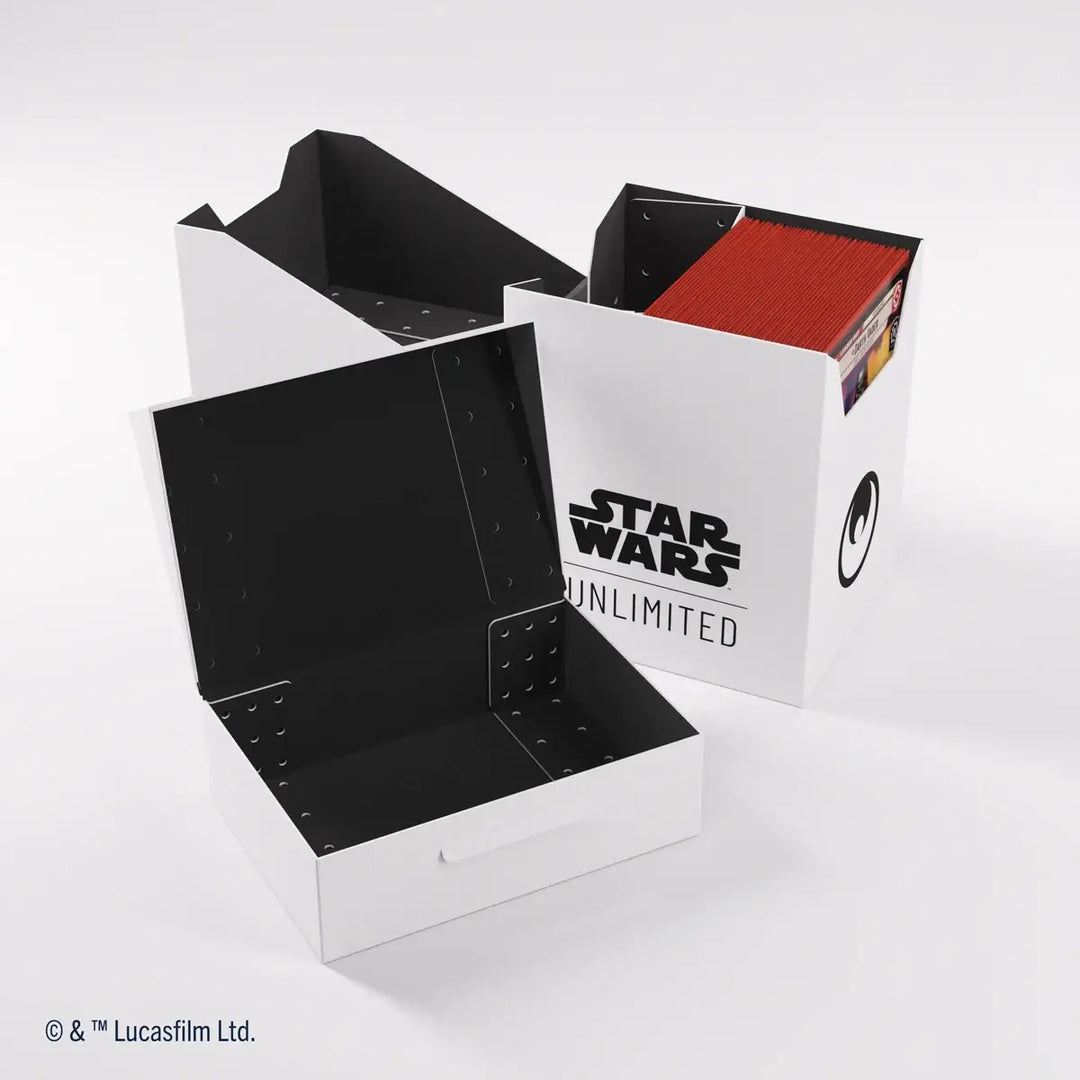 Gamegenic - Star Wars: Unlimited - Soft Crate - White/Black - Gamegenic - Accessories