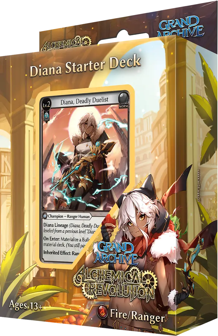 Grand Archive TCG: Alchemical Revolution - Diana- Starter Deck (EN) - Weebs of the Shore - Card Games