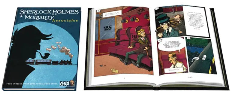 Graphic Novel Adventures: Sherlock Holmes and Moriarty - Associates (EN) - Van Ryder Games - Board Games