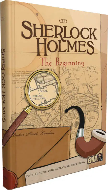 Graphic Novel Adventures: Sherlock Holmes - The Beginning (EN) - Van Ryder Games - Board Games